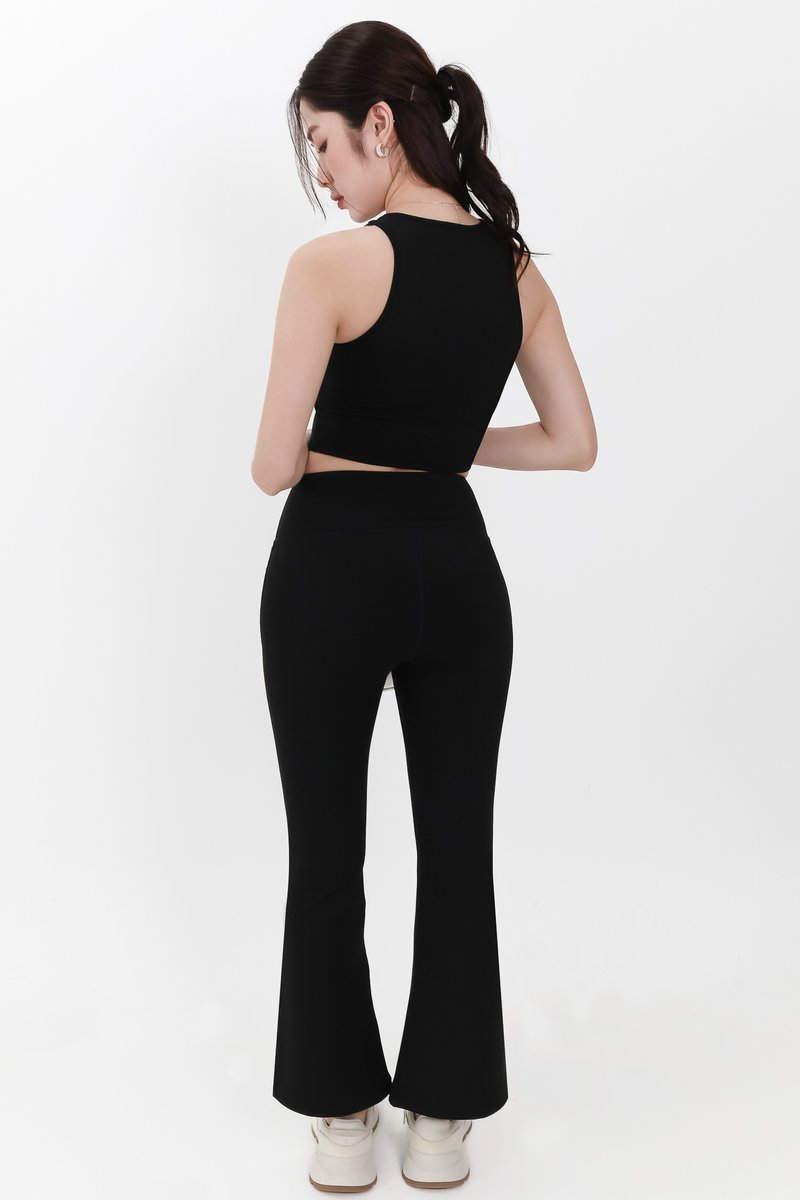 Annie Athleisure Co-ord Tank Top in Black