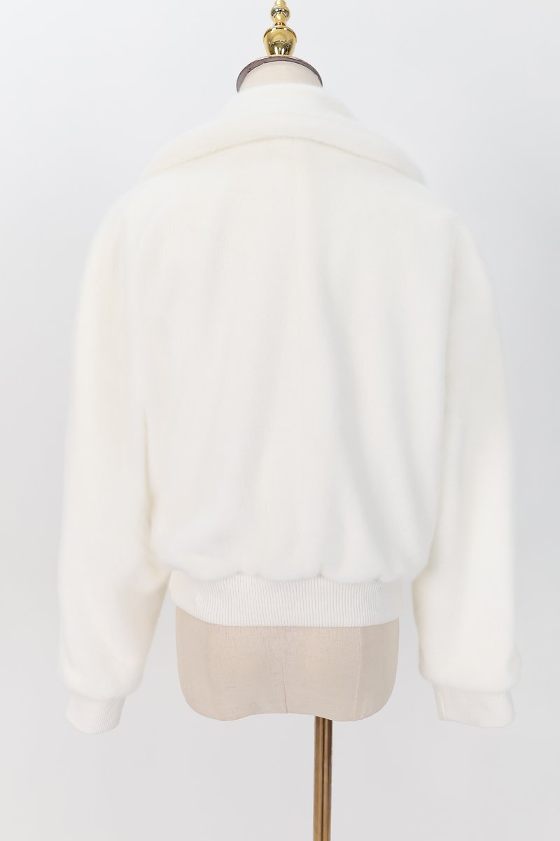 PREORDER | Ferra Furry Jacket in White