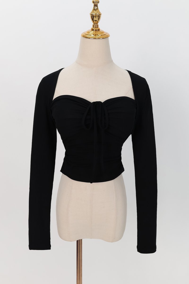 Bren Bolero Top Set in Black