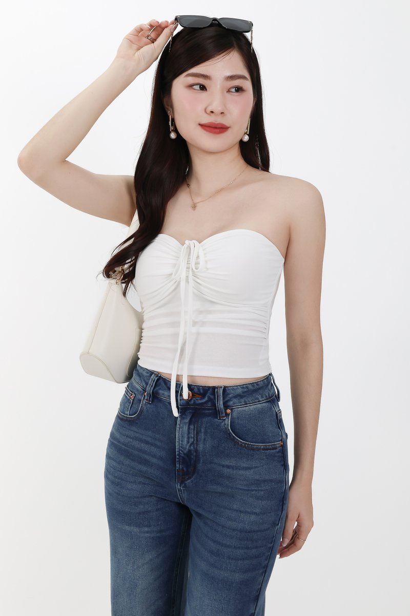 Bren Bolero Top Set in White