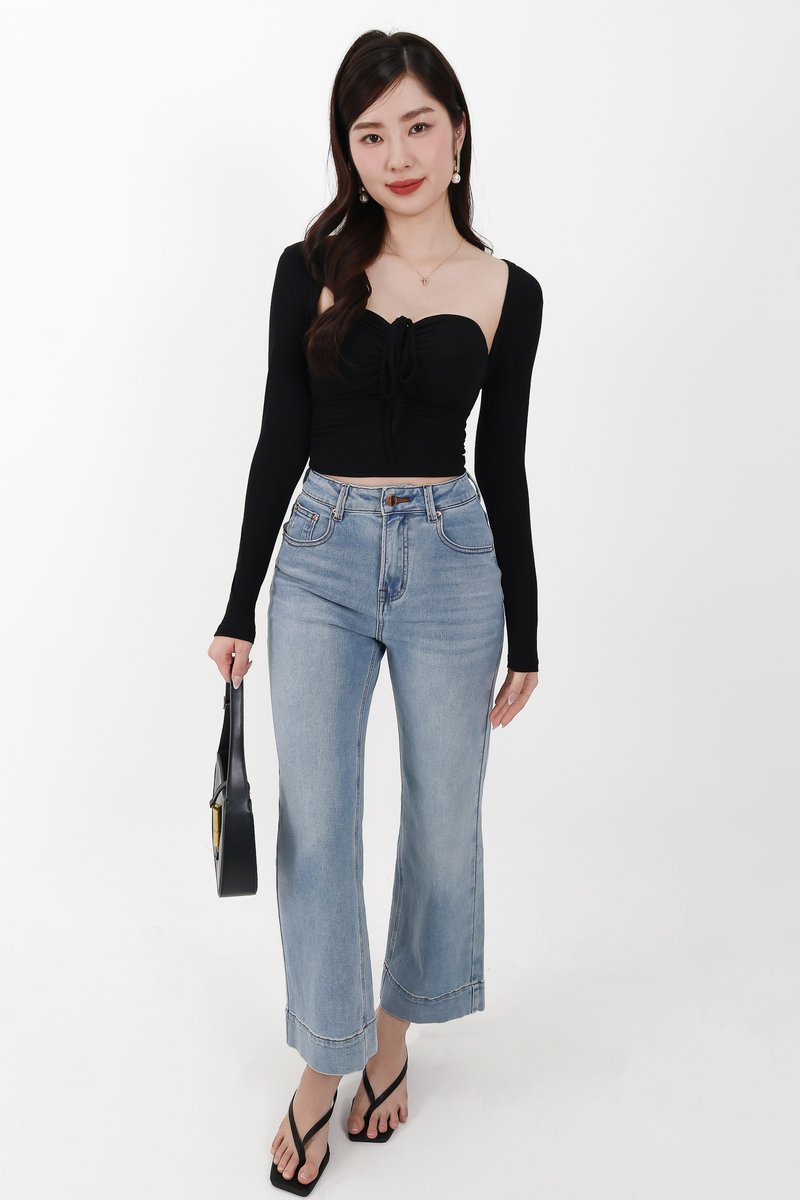 Bren Bolero Top Set in Black