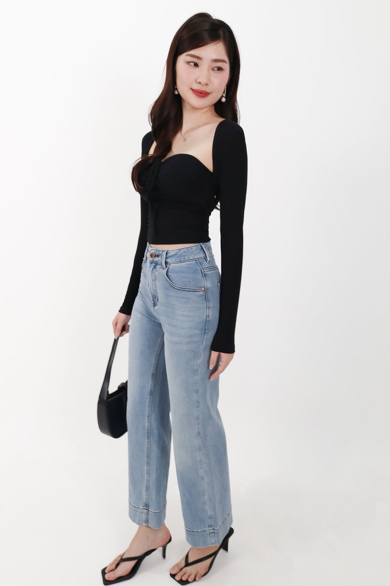 Bren Bolero Top Set in Black