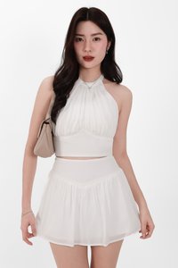 Camila Co-ord Set in White