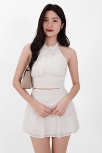 Camila Co-ord Set in White