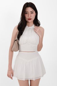Camila Co-ord Set in White