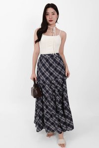 Roxanne Ruched Top with Sash in White