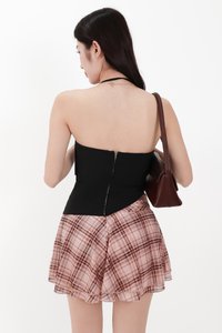 RESTOCKS | Taena Tie Strap Top in Black