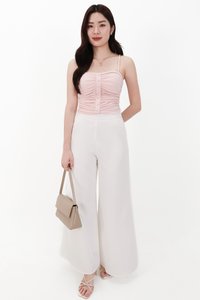 CNY2026 | Bora Bolero Ruched Top Set in Light Pink