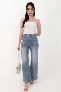 CNY2026 | Daryl Double Pocket Denim Jeans in Light Wash ( Regular Length )