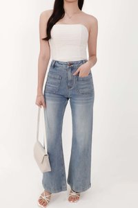 CNY2026 | Daryl Double Pocket Denim Jeans in Light Wash ( Regular Length )