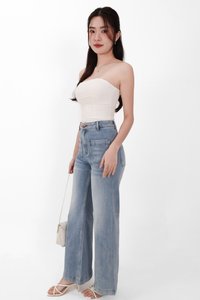 Lia Lace Bolero Halter Top Set in White