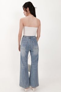 CNY2026 | Daryl Double Pocket Denim Jeans in Light Wash ( Regular Length )