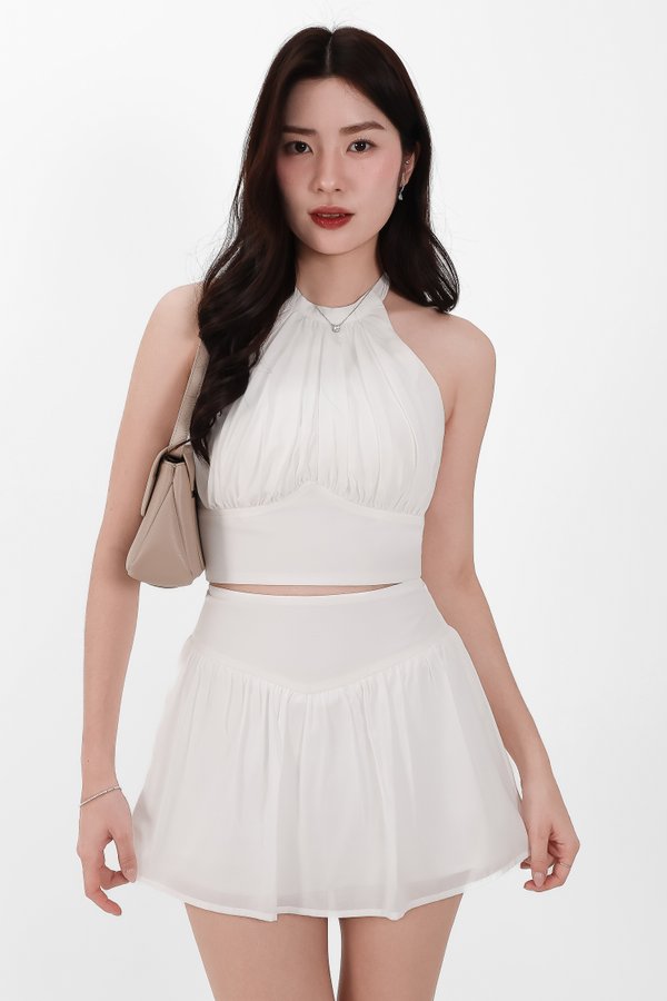Camila Co-ord Set in White