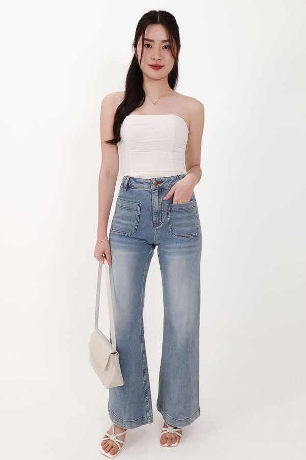 CNY2026 | Daryl Double Pocket Denim Jeans in Light Wash ( Regular Length )
