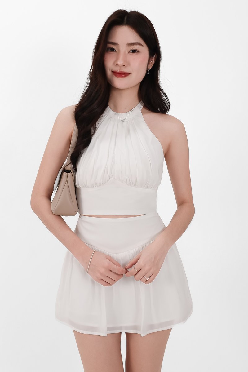 Camila Co-ord Set in White