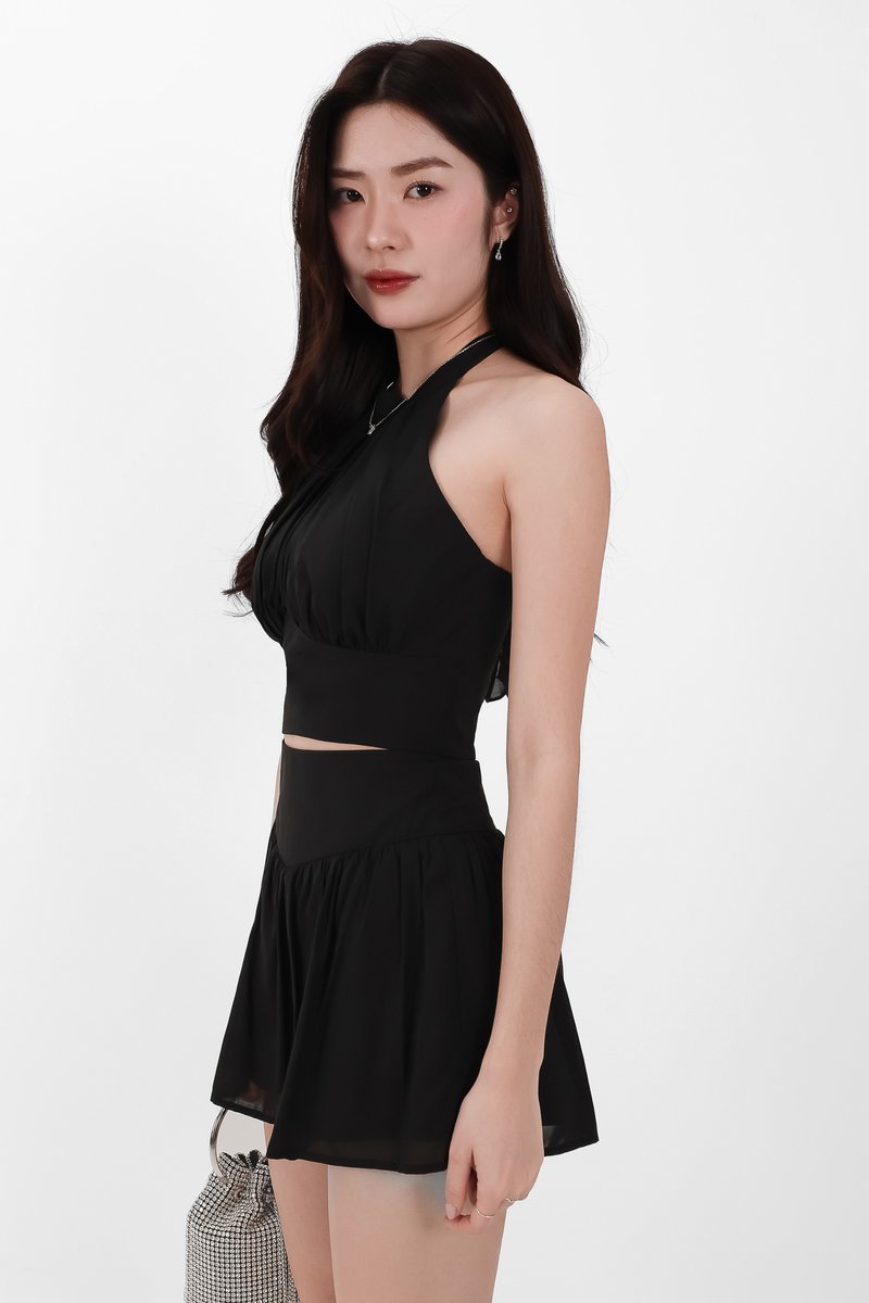 Camila Co-ord Skorts in Black