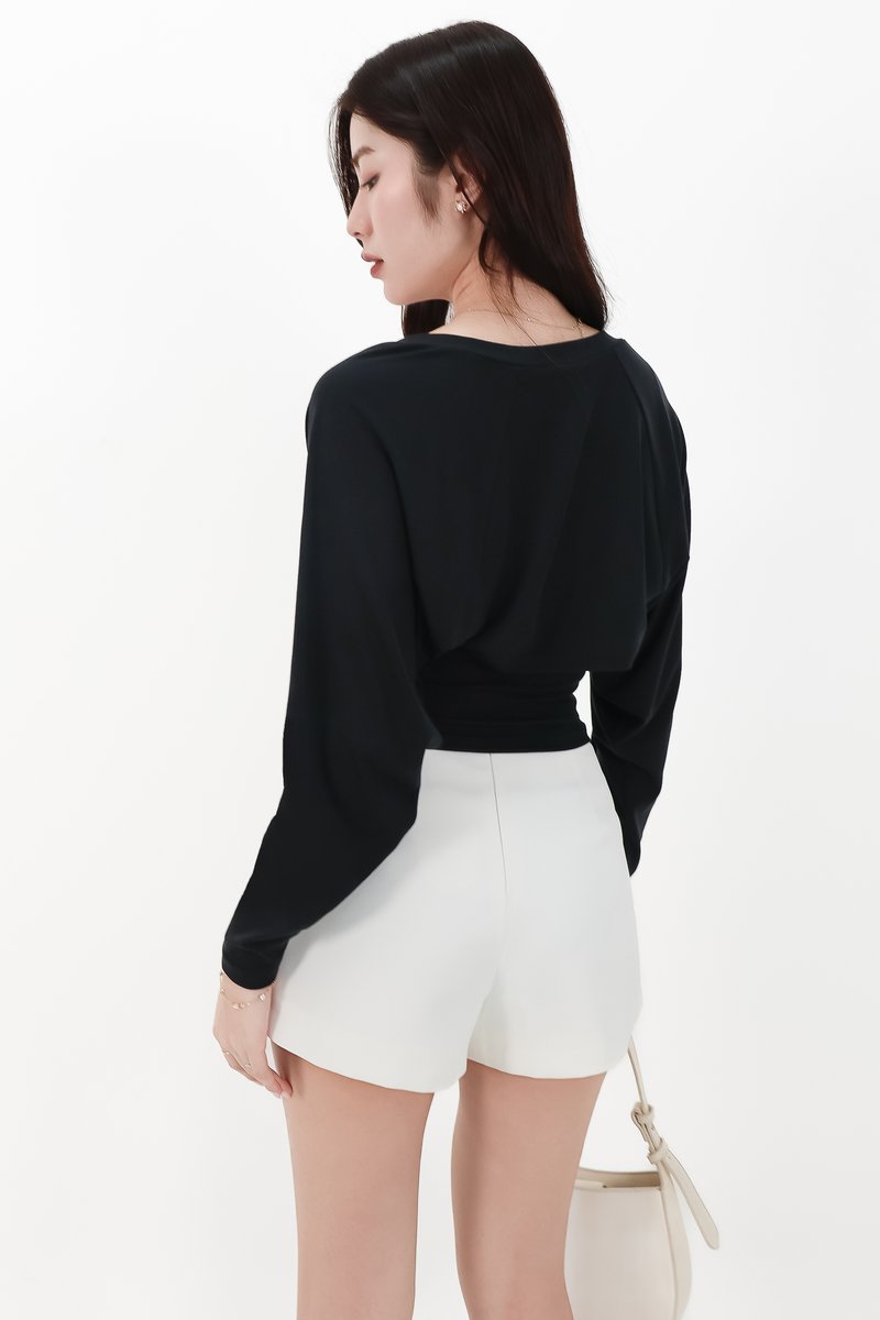 CNY2026 | Bora Bolero Ruched Top Set in Black