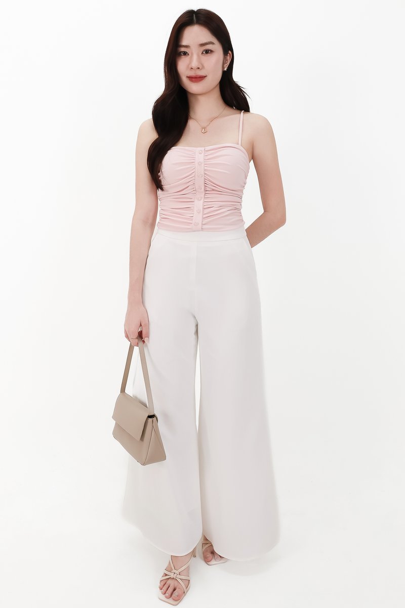 CNY2026 | Bora Bolero Ruched Top Set in Light Pink