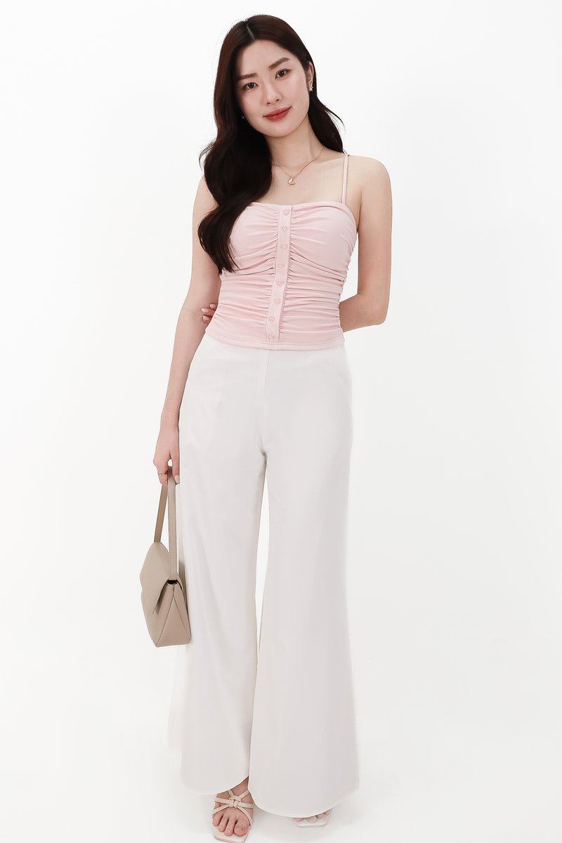 CNY2026 | Bora Bolero Ruched Top Set in Light Pink