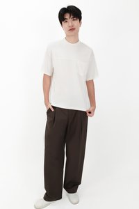 CNY2026 | Casual Men Pocket Tee in White