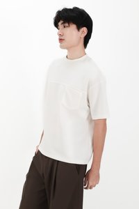 CNY2026 | Casual Men Pocket Tee in White