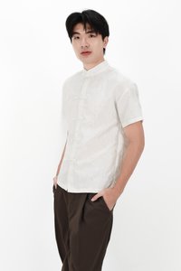 CNY2026 | Oriental Men Shirt in Light Champagne