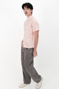 CNY2026 | Oriental Men Shirt in Pink