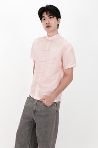 CNY2026 | Oriental Men Shirt in Pink