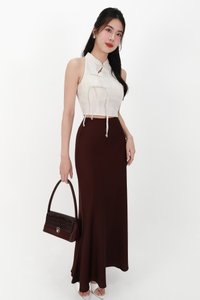 CNY2026 | Oriental Women Cheongsam Top in Light Champagne