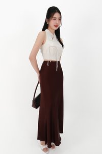 CNY2026 | Oriental Women Cheongsam Top in Light Champagne