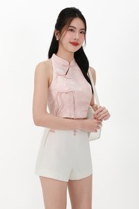 CNY2026 | Oriental Women Cheongsam Top in Pink