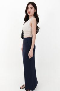 CNY2026 | Cassi Co-ord Mermaid Skirt in Navy ( Regular Length )