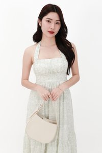 CNY2026 | Ferlin Floral Midaxi Dress in Light Green