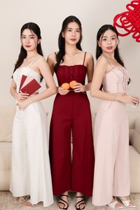 CNY2026 | Cora Co-ord Sweetheart Top in Light Pink