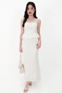 CNY2026 | Cassi Co-ord Set in White ( Petite Length )