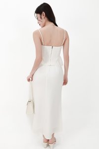 CNY2026 | Cassi Co-ord Set in White ( Petite Length )