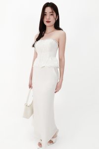 CNY2026 | Cassi Co-ord Set in White ( Regular Length )