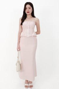CNY2026 | Cassi Co-ord Set in Light Pink ( Petite Length )