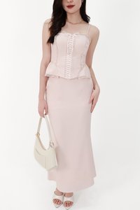 CNY2026 | Cassi Co-ord Set in Light Pink ( Petite Length )
