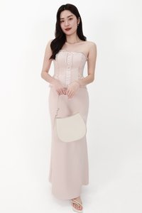 CNY2026 | Cassi Co-ord Peplum Top in Light Pink