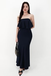 CNY2026 | Stephanie Satin Co-ord Set in Midnight ( Petite Length )