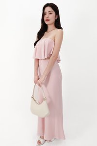 CNY2026 | Stephanie Satin Co-ord Set in Light Pink ( Regular Length )
