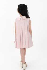 CNY2026 | Pleated Girl Dress in Pastel Pink
