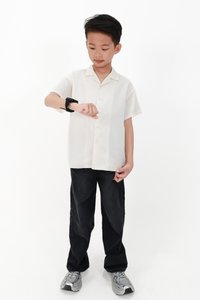 CNY2026 | Lyocell Boy Shirt in White
