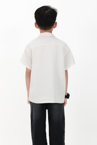 CNY2026 | Lyocell Boy Shirt in White