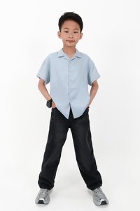 CNY2026 | Lyocell Boy Shirt in Blue