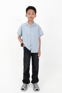 CNY2026 | Lyocell Boy Shirt in Blue