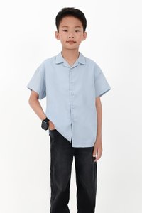 CNY2026 | Lyocell Boy Shirt in Blue