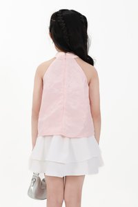 CNY2026 | Oriental Girl Cheongsam Top in Pink