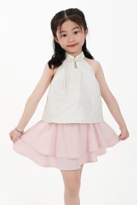 CNY2026 | Girl Tiered Skorts in Pink